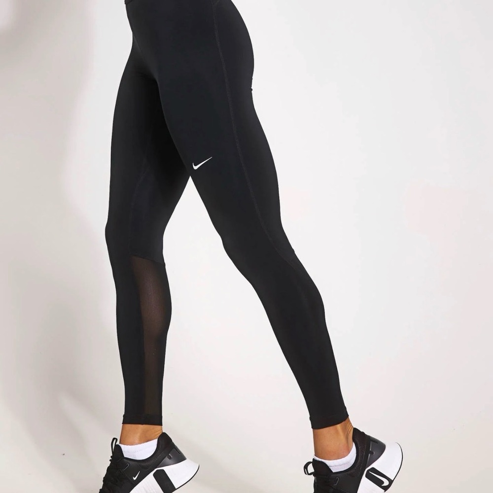 Nike Women's Black Mesh Leggings